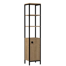 Hanah Home Armario de Baño Industrial Zafiro y Antracita 161.8 cm de Ancho x 38 cm de Alto x 34 cm de Fondo